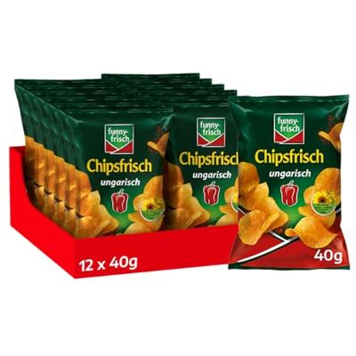 Funny-Frisch Chipsfrisch ungarisch 40 g (12er Pack) Funny-Frisch Chipsfrisch ungarisch 40 g (12er Pack)