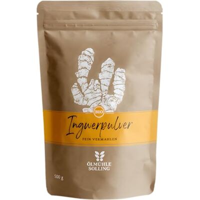 Ölmühle Solling BIO Ingwerpulver Ingwerpulver aus kontrolliert biologischem Anbau in Indien. Schonend getrocknet & fein vermahlen. Naturrein, vegan & laktosefrei. Inhalt: 500 g Ölmühle Solling BIO Ingwerpulver Ingwerpulver aus kontrolliert biologischem Anbau in Indien. Schonend getrocknet & fein vermahlen. Naturrein, vegan & laktosefrei. Inhalt: 500 g