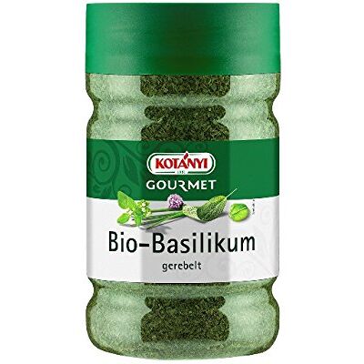 Kotanyi Bio Basilikum gerebelt Gewürze für Großverbraucher und Gastronomie Gourmetdose, 175 g Kotanyi Bio Basilikum gerebelt Gewürze für Großverbraucher und Gastronomie Gourmetdose, 175 g