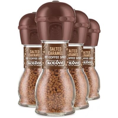 Kotanyi Salted Caramel Kaffee Topping feiner Karamellgeschmack, 4er Pack (4 x 65g) Kotanyi Salted Caramel Kaffee Topping feiner Karamellgeschmack, 4er Pack (4 x 65g)