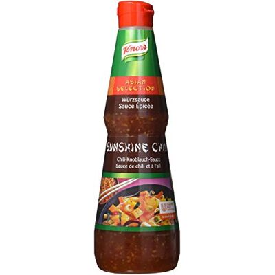Knorr Sunshine Chili Knoblauch Sauce (asiatische süß-feurige Würzsauce) 1er Pack (1 x 1 Liter) Knorr Sunshine Chili Knoblauch Sauce (asiatische süß-feurige Würzsauce) 1er Pack (1 x 1 Liter)