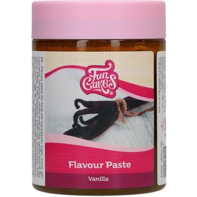 FunCakes Flavour Paste Geschmackspaste, Vanilla, 360 g Lebensmittelaroma, Guter Geschmack, Perfekt zum Dekorieren von Kuchen, Geeignet für Teig und Füllungen FunCakes Flavour Paste Geschmackspaste, Vanilla, 360 g Lebensmittelaroma, Guter Geschmack, Perfekt zum Dekorieren von Kuchen, Geeignet für Teig und Füllungen