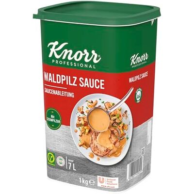 Knorr Waldpilz Sauce, Braten, 1er Pack (1 x 1 kg) Knorr Waldpilz Sauce, Braten, 1er Pack (1 x 1 kg)