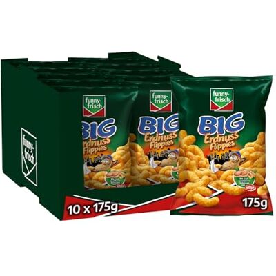 Funny-Frisch Big Erdnuss Flippies (150g X 10er Pack) Funny-Frisch Big Erdnuss Flippies (150g X 10er Pack)