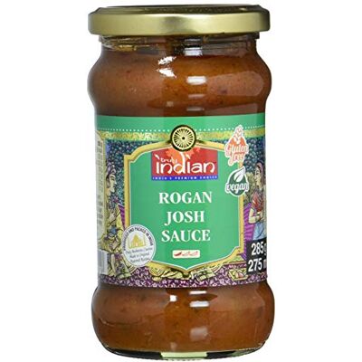Truly Indian Rogan Josh Sauce – Leicht scharfe Fertigsauce für schnelle Gerichte mit natürlichen Zutaten – Authentisch indisch kochen – Vegan & glutenfrei – 6 x 285 g Truly Indian Rogan Josh Sauce – Leicht scharfe Fertigsauce für schnelle Gerichte mit natürlichen Zutaten – Authentisch indisch kochen – Vegan & glutenfrei – 6 x 285 g