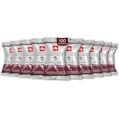 illy , Kapseln Iperespresso Arabica Selection Guatemala, 100 Kapseln 100% Arabica mit Schokoladennoten, Bitterer und Intensiver Geschmack, 100 Einzelportionen illy , Kapseln Iperespresso Arabica Selection Guatemala, 100 Kapseln 100% Arabica mit Schokoladennoten, Bitterer und Intensiver Geschmack, 100 Einzelportionen