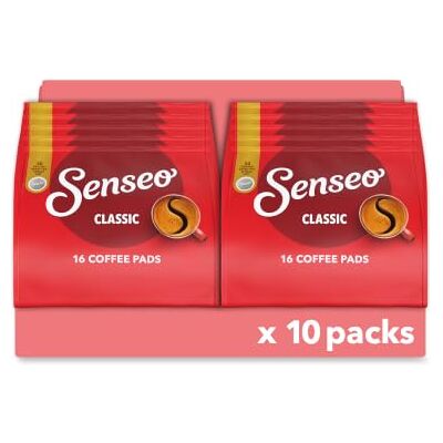 Senseo Pads Classic, 10 x 16 Getränke, 160 Kaffeepads (Verpackungsdesign kann abweichen) Senseo Pads Classic, 10 x 16 Getränke, 160 Kaffeepads (Verpackungsdesign kann abweichen)