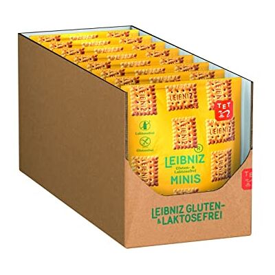 The Bahlsen Family LEIBNIZ Minis Gluten- und Laktosefrei, 8er Pack, glutenfreie & laktosefreie Butterkekse, in Großpackung als Vorrat oder zum Verkauf (8 x 100 g) The Bahlsen Family LEIBNIZ Minis Gluten- und Laktosefrei, 8er Pack, glutenfreie & laktosefreie Butterkekse, in Großpackung als Vorrat oder zum Verkauf (8 x 100 g)