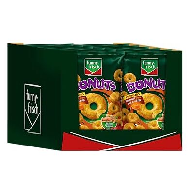 Funny-Frisch Donuts Karamell, 12er Pack (12 x 110 g) Funny-Frisch Donuts Karamell, 12er Pack (12 x 110 g)