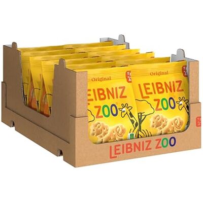 Leibniz ZOO Original, 12er Pack, Butterkekse mit Motiven aus der Tierwelt, knusprige kleine Kekse, Großpackung als Vorrat oder zum Verkauf (12 x 125 g) Leibniz ZOO Original, 12er Pack, Butterkekse mit Motiven aus der Tierwelt, knusprige kleine Kekse, Großpackung als Vorrat oder zum Verkauf (12 x 125 g)