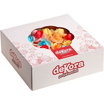 dekora 100 Mini Essbare Blumen für Torte aus Esspapier Oblaten für Torten Tortendeko Sortierte Farben 3 cm Durchmesser dekora 100 Mini Essbare Blumen für Torte aus Esspapier Oblaten für Torten Tortendeko Sortierte Farben 3 cm Durchmesser