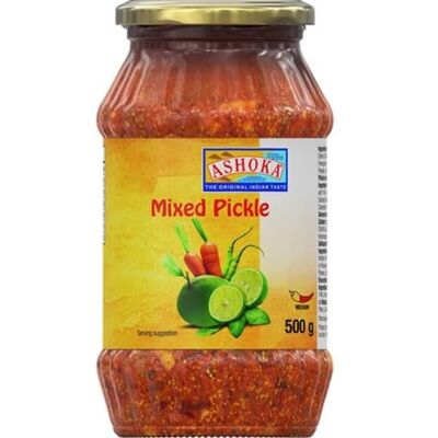 Ashoka Eingelegte Obst- & Gemüse Mix Multipack (6 X 500 GR) Ashoka Eingelegte Obst- & Gemüse Mix Multipack (6 X 500 GR)