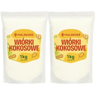 Malinowe Kokosraspeln Kokosflocken zum Backen 2x1kg Malinowe Kokosraspeln Kokosflocken zum Backen 2x1kg