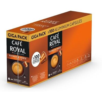 Café Royal Espresso Forte 100 Kapseln Nespresso® kompatibel Café Royal Espresso Forte 100 Kapseln Nespresso® kompatibel