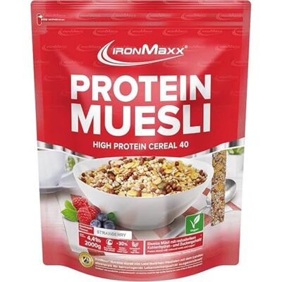 IronMaxx Protein Müsli Banane - Vegan, Laktosefrei - Protein, Ballaststoffe, Muskeln IronMaxx Protein Müsli Banane - Vegan, Laktosefrei - Protein, Ballaststoffe, Muskeln