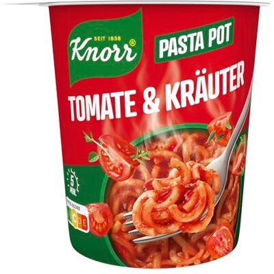 Knorr Tomate & Kräuter Pasta Pot, leckere Instant Nudeln 8 x 69 g Knorr Tomate & Kräuter Pasta Pot, leckere Instant Nudeln 8 x 69 g