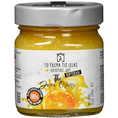 To Filema Tis Lelas Handgemachte Orangenmarmelade 2x240g 75 % Frucht, 100 % natürliche Zutaten, vegan & glutenfrei – Premium Konfitüre aus Griechenland To Filema Tis Lelas Handgemachte Orangenmarmelade 2x240g 75 % Frucht, 100 % natürliche Zutaten, vegan & glutenfrei – Premium Konfitüre aus Griechenland