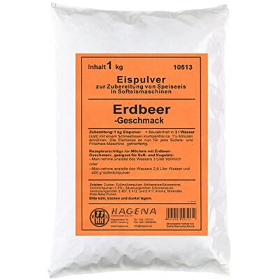 Unbekannt Softeispulver Erdbeer-Geschmack, 1 kg (Ice) Unbekannt Softeispulver Erdbeer-Geschmack, 1 kg (Ice)
