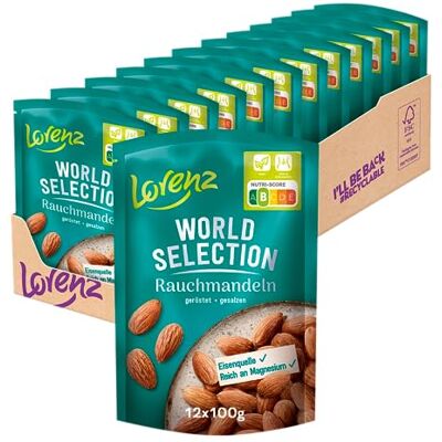Lorenz Snack World LORENZ Rauch-Mandeln 12 x 100 g vegan Lorenz Snack World LORENZ Rauch-Mandeln 12 x 100 g vegan