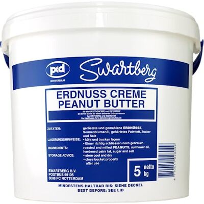 SWARTBERG PCD Erdnussbutter 100 Prozent 1 X 5 KG SWARTBERG PCD Erdnussbutter 100 Prozent 1 X 5 KG