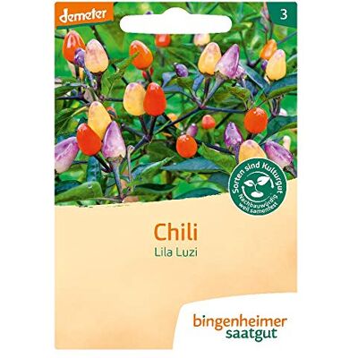 Bingenheimer Saatgut Chili Lila Luzi demeter bio für ca. 15 Pflanzen Bingenheimer Saatgut Chili Lila Luzi demeter bio für ca. 15 Pflanzen