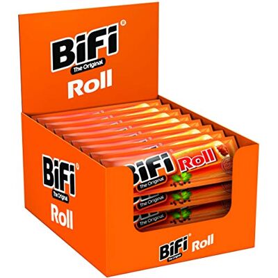 Bifi Roll – 24er Pack (24 x 45g) Salami Snack in einem lockeren Teig – Original Wurstsnack To Go für Unterwegs, im Büro oder beim Sport mit Pfeffer, Koriander und Knoblauch Bifi Roll – 24er Pack (24 x 45g) Salami Snack in einem lockeren Teig – Original Wurstsnack To Go für Unterwegs, im Büro oder beim Sport mit Pfeffer, Koriander und Knoblauch