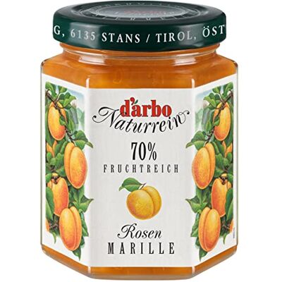 Darbo Fruchtreich Marille Aprikose Fruchtaufstrich 6x200g – 70% Fruchtanteil, Naturrein Aprikosen Marmelade ohne Konservierungsstoffe, ideal für Frühstück, Desserts, Joghurt & Backen Darbo Fruchtreich Marille Aprikose Fruchtaufstrich 6x200g – 70% Fruchtanteil, Naturrein Aprikosen Marmelade ohne Konservierungsstoffe, ideal für Frühstück, Desserts, Joghurt & Backen
