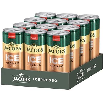 Jacobs Icepresso Latte, Eiskaffee To-Go, nicht kühlpflichtig,12x 250ml Jacobs Icepresso Latte, Eiskaffee To-Go, nicht kühlpflichtig,12x 250ml