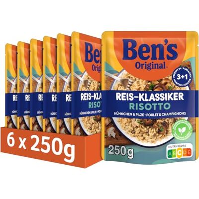 Ben's Original ™ Fertiggericht Risotto mit Hühnchen & Pilze 6 x 250g Ben's Original ™ Fertiggericht Risotto mit Hühnchen & Pilze 6 x 250g