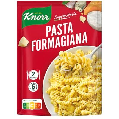 Knorr Spaghetteria Pasta Formagiana Nudel-Fertiggericht, leckeres Nudelgericht 2 Portionen Knorr Spaghetteria Pasta Formagiana Nudel-Fertiggericht, leckeres Nudelgericht 2 Portionen