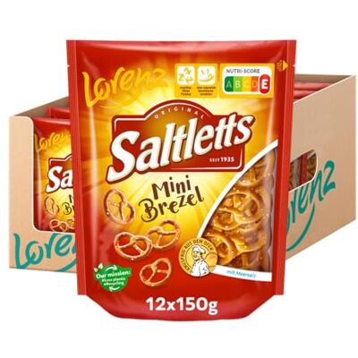 Lorenz Snack World LORENZ Saltletts Mini Brezel 12 x 150 g vegan Lorenz Snack World LORENZ Saltletts Mini Brezel 12 x 150 g vegan