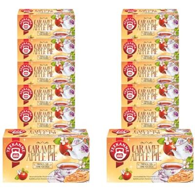 TEEKANNE Sweeteas Caramel Apple Pie mit Apfelkuchen-Karamell-Geschmack, 12er Pack (12 x 18 Teebeutel) TEEKANNE Sweeteas Caramel Apple Pie mit Apfelkuchen-Karamell-Geschmack, 12er Pack (12 x 18 Teebeutel)