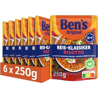 Ben's Original ™ Fertiggericht Risotto Tomaten & italienische Kräuter 6 x 250g Ben's Original ™ Fertiggericht Risotto Tomaten & italienische Kräuter 6 x 250g