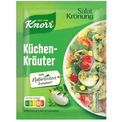 Knorr Salatkrönung Küchenkräuter für ein leckeres Salatdressing mit natürlichen Zutaten* 15x 5er Pack Knorr Salatkrönung Küchenkräuter für ein leckeres Salatdressing mit natürlichen Zutaten* 15x 5er Pack