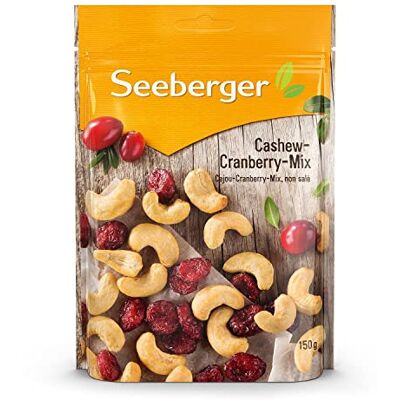 Seeberger Cashew-Cranberry-Mix, Süß-säuerliche Kombination (12 x 150 g) Seeberger Cashew-Cranberry-Mix, Süß-säuerliche Kombination (12 x 150 g)