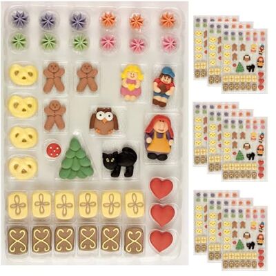 Günthart Hexenhaus Figuren für ein Lebkuchenhaus Knusperhaus Zuckerfiguren Günthart Hexenhaus Figuren für ein Lebkuchenhaus Knusperhaus Zuckerfiguren