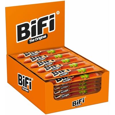 Bifi Original Salami Sticks 64er Pack (64 x 18.5g) Wurst Snack To Go Luftgetrocknet Fleisch & Wurstwaren Paket Salami mit Pfeffer, Koriander und Knoblauch Ideale Knabberbox Wurstpaket Bifi Original Salami Sticks 64er Pack (64 x 18.5g) Wurst Snack To Go Luftgetrocknet Fleisch & Wurstwaren Paket Salami mit Pfeffer, Koriander und Knoblauch Ideale Knabberbox Wurstpaket