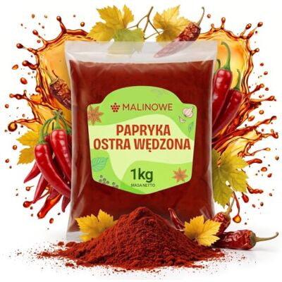 Malinowe SCHARF PAPRIKA 1kg Geräuchert Paprikapulver Malinowe SCHARF PAPRIKA 1kg Geräuchert Paprikapulver