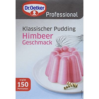 Dr. Oetker Professional Klassischer Pudding mit Himbeer-Geschmack, Puddingpulver in 1 kg Packung Dr. Oetker Professional Klassischer Pudding mit Himbeer-Geschmack, Puddingpulver in 1 kg Packung