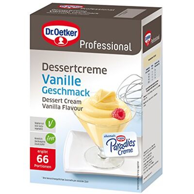 Dr. Oetker Professional Dessertcreme mit Vanille-Geschmack, Dessertpulver in 1 kg Packung Dr. Oetker Professional Dessertcreme mit Vanille-Geschmack, Dessertpulver in 1 kg Packung