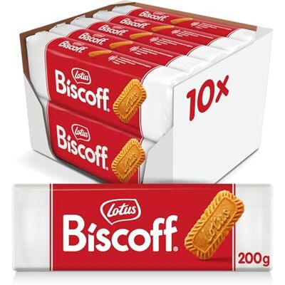 Biscoff Lotus Karamellisierte Kekse Vegan 10 x 200g (2 kg) Biscoff Lotus Karamellisierte Kekse Vegan 10 x 200g (2 kg)