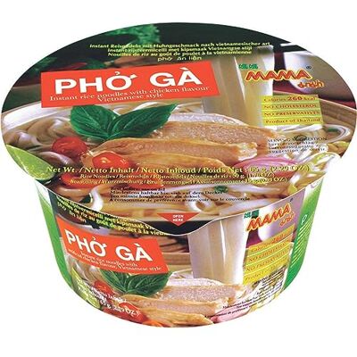 MAMA Instant Reis Nudeln Pho Ga Schüssel Multipack (24 X 65GR) MAMA Instant Reis Nudeln Pho Ga Schüssel Multipack (24 X 65GR)