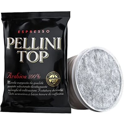 Pellini Espresso Top Arabica 100%, FAP Kapseln, 100 Kapseln Verpackung Pellini Espresso Top Arabica 100%, FAP Kapseln, 100 Kapseln Verpackung