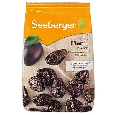 Seeberger Pflaumen entsteint, extra große Dörrpflaumen (8 x 500 g) Seeberger Pflaumen entsteint, extra große Dörrpflaumen (8 x 500 g)