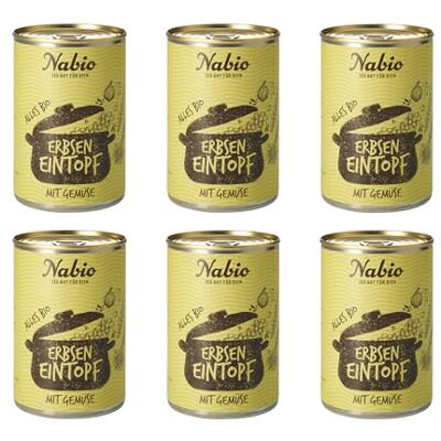 NABIO Erbseneintopf I (6x 400 g) NABIO Erbseneintopf I (6x 400 g)