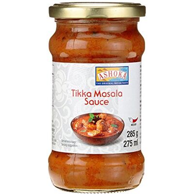 Ashoka Fertigsauce für Tikka Masala, 6er Pack (6 x 285 g) Ashoka Fertigsauce für Tikka Masala, 6er Pack (6 x 285 g)