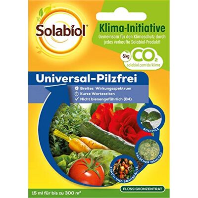 Solabiol Universal-Pilzfrei, Konzentrat zur Bekämpfung von Pilzkrankheiten an Zierpflanzen und Gemüse, 15ml Solabiol Universal-Pilzfrei, Konzentrat zur Bekämpfung von Pilzkrankheiten an Zierpflanzen und Gemüse, 15ml