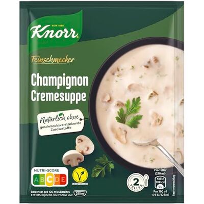Knorr Feinschmecker Suppe Champignon 16x 45 g Knorr Feinschmecker Suppe Champignon 16x 45 g