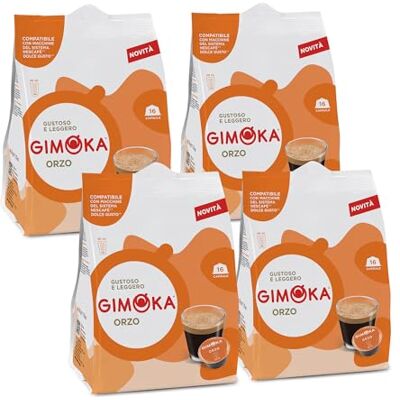 Gimoka Kompatibel Für Nescafè Dolce Gusto 64 Kapsel Geschmack GERSTE Made In Italy 4 Packungen Zu 16 Kapseln Gimoka Kompatibel Für Nescafè Dolce Gusto 64 Kapsel Geschmack GERSTE Made In Italy 4 Packungen Zu 16 Kapseln