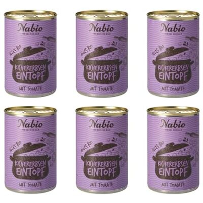 NABIO Kichererbseneintopf I (6x 400 g) NABIO Kichererbseneintopf I (6x 400 g)